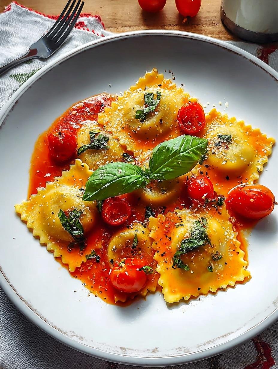 Stunning ~30-Min Ravioli Tomato Sauce Perfection 1 Ravioli Tomato Sauce
