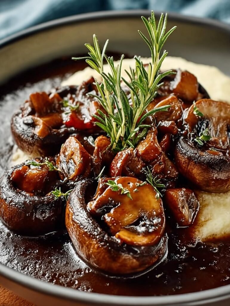 Red Wine Mushroom Sauce