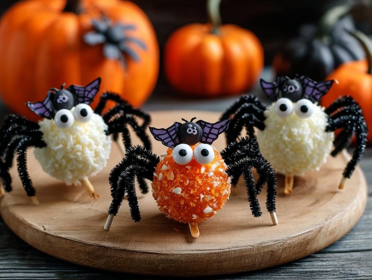 Spider Lollipops: 10 Amazing Halloween Treats 1 Spider Lollipops