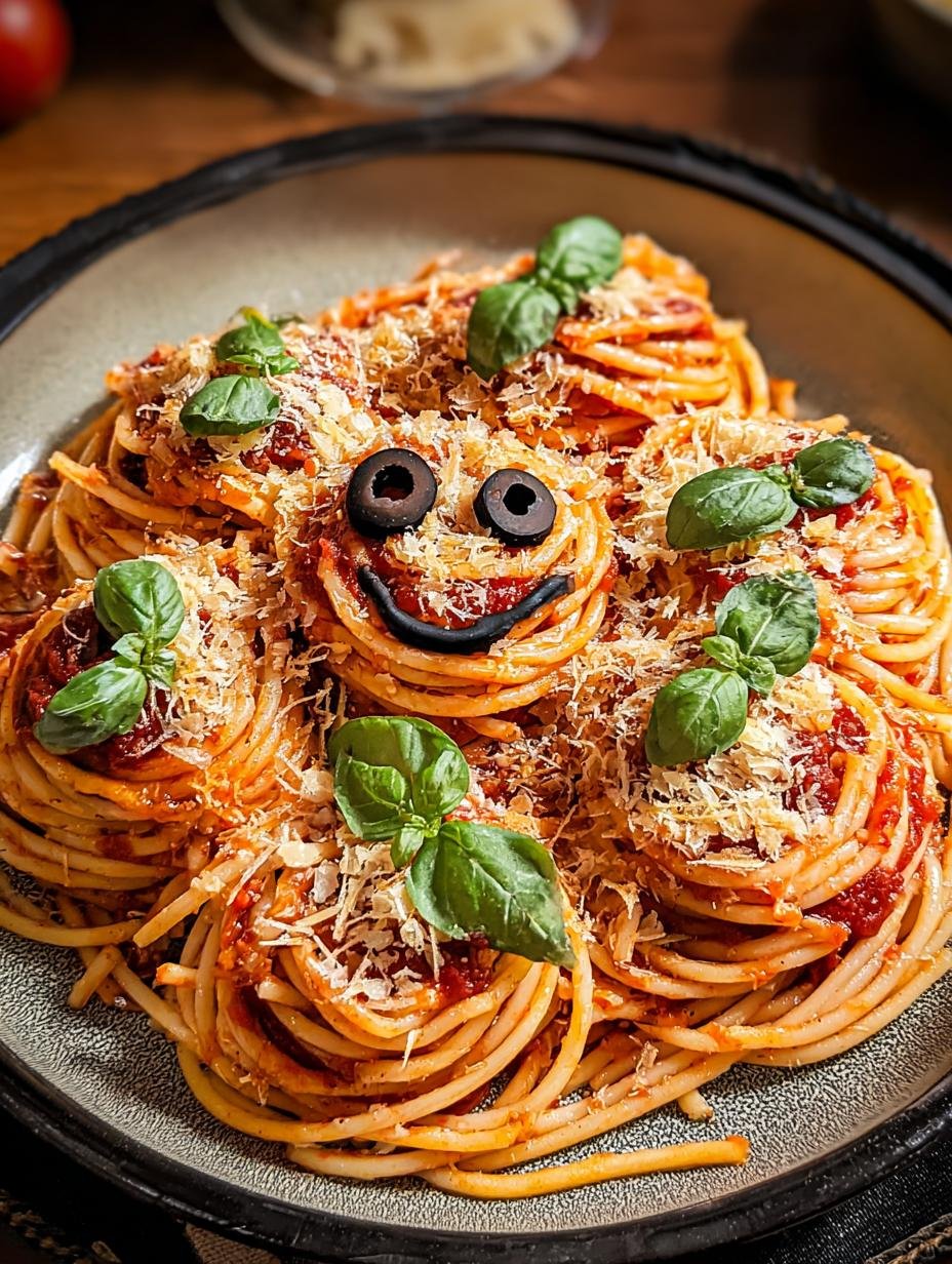 Spooky Halloween Spaghetti: Ghoulishly Delicious & Easy 3 Spooky Halloween Spaghetti: Ghoulishly Delicious & Easy - Spooky Halloween Spaghetti Ghoulish - additional detail