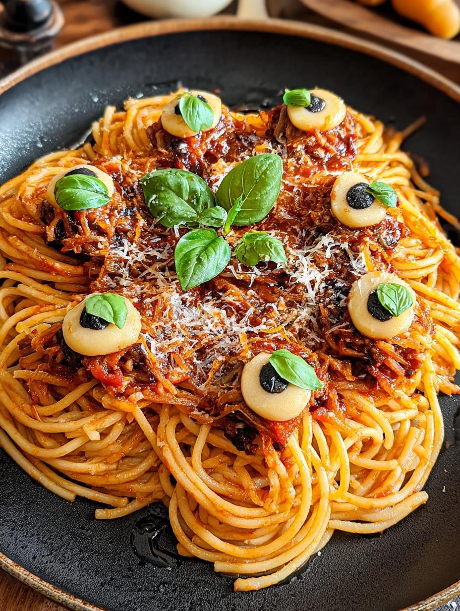 Spooky Halloween Spaghetti: Ghoulishly Delicious & Easy 1 Spooky Halloween Spaghetti Ghoulish