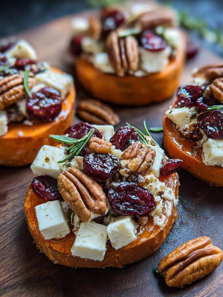 Sweet Potato Rounds Brie