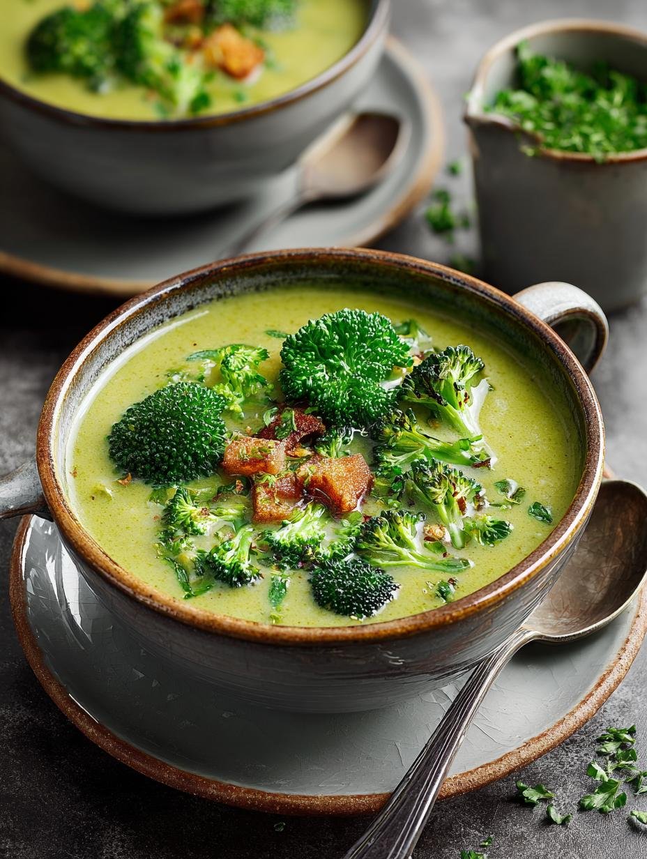 Vegan Broccoli Soup: 7 Steps to Creamy Comfort 1 Vegan Broccoli Soup