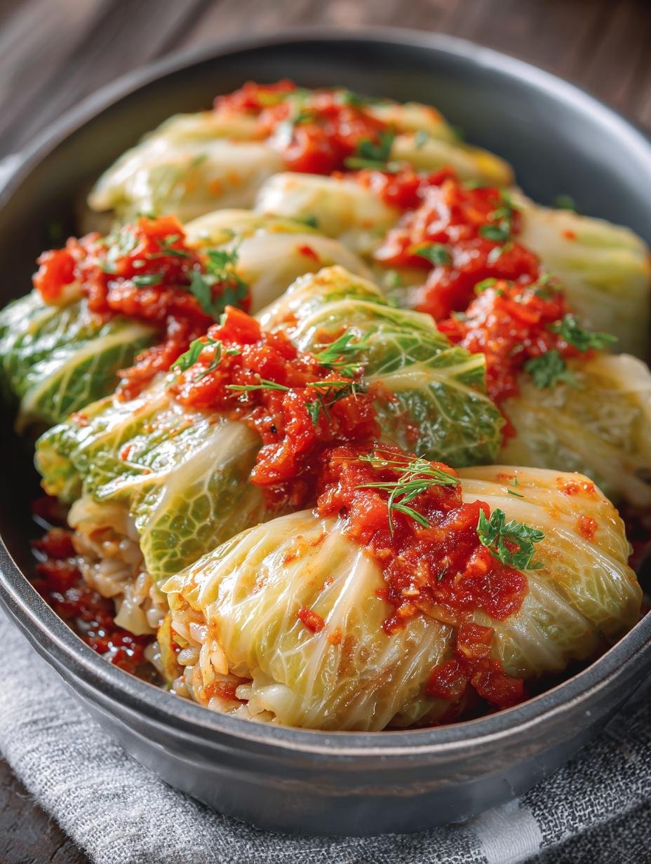 Delicious Vegetarian Stuffed Cabbage Rolls You'll Adore - Vegetarian Stuffed Cabbage Rolls - main visual representation