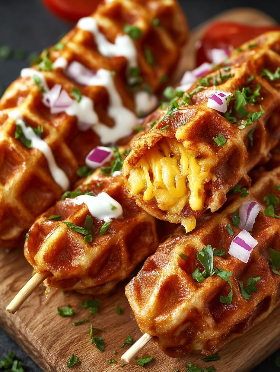 Waffle Corn Dogs: 7 Reasons to Love This Fun Treat - Waffle Corn Dogs - main visual representation