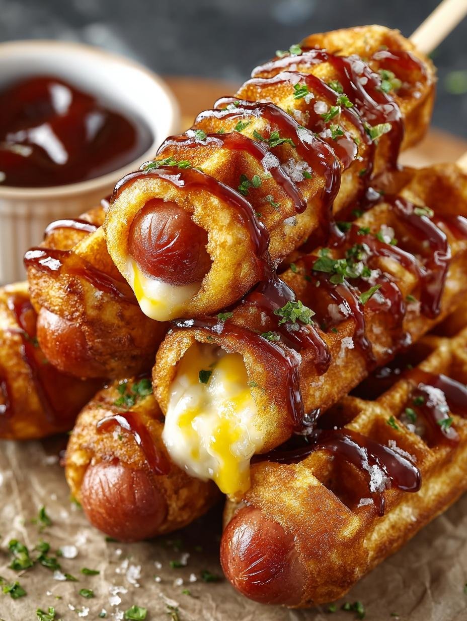 Waffle Corn Dogs