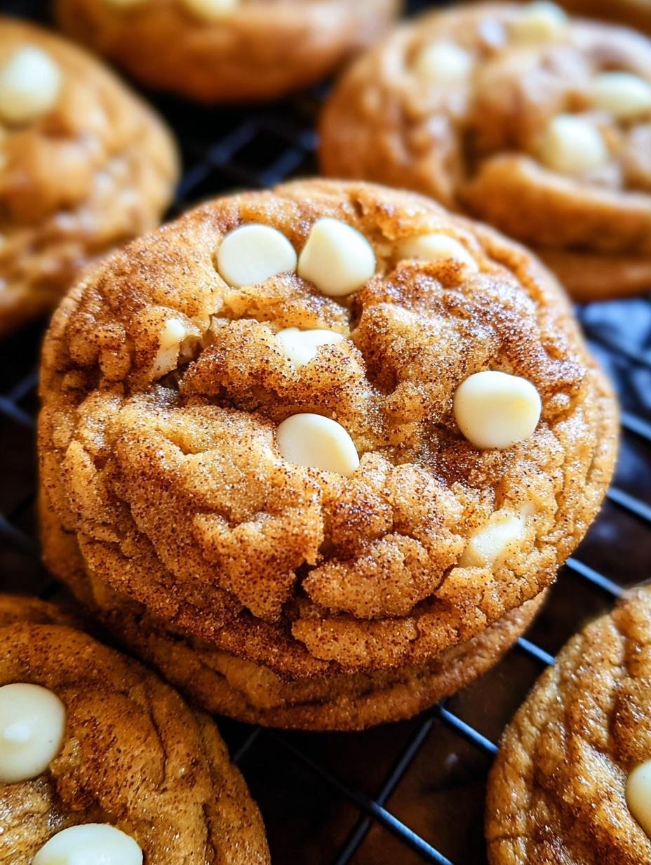 White Chocolate Pumpkin Snickerdoodles: 12 Amazing Bites 1 White Chocolate Pumpkin Snickerdoodles