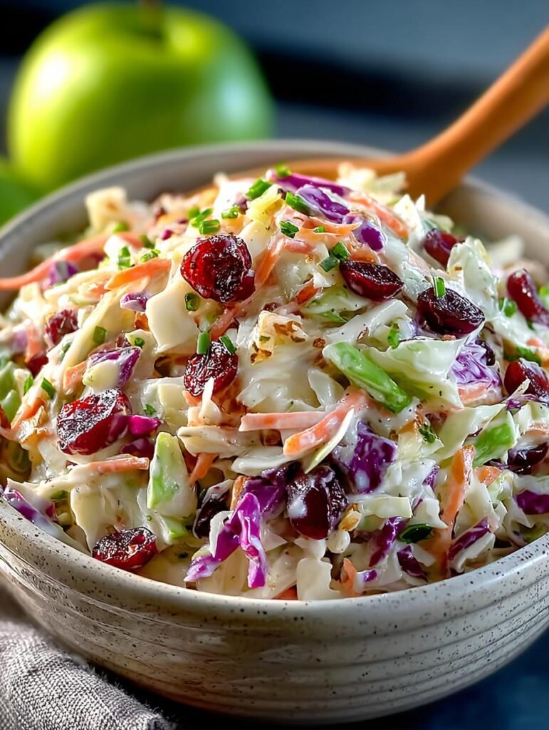 Apple Cranberry Coleslaw