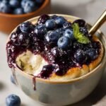Baked Blueberry Cottage Cheese
