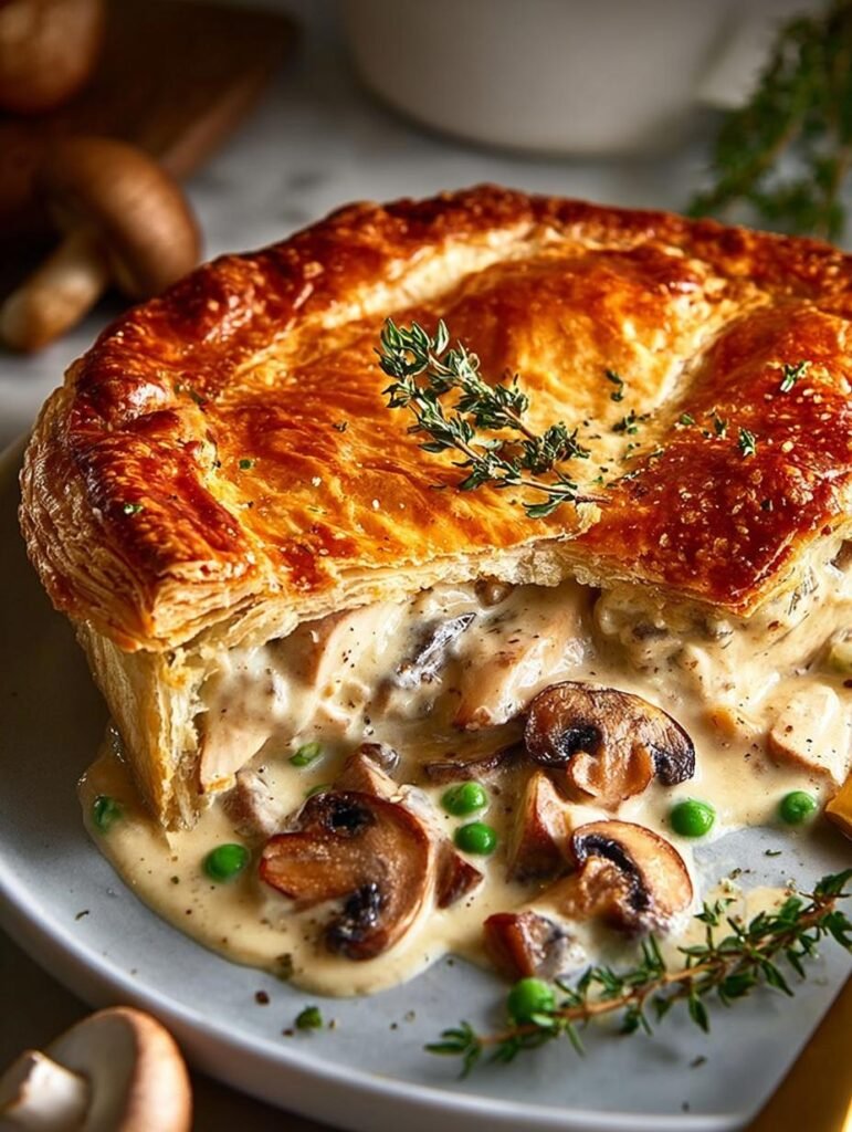 Chicken Mushroom Pie
