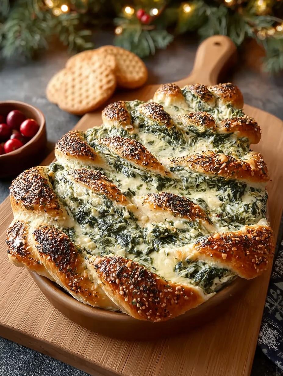 Christmas Tree Spinach Dip: 12 Festive Breadstick Ideas - Christmas Tree Spinach Dip - main visual representation