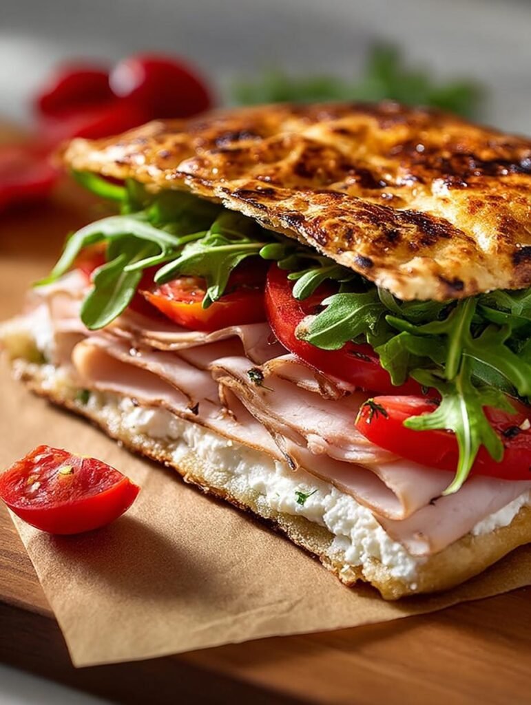 Cottage Cheese Flatbread with