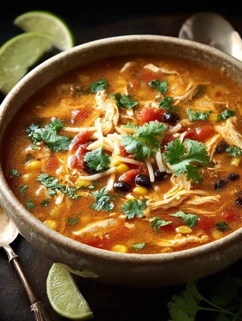 Creamy Chicken Tortilla Soup