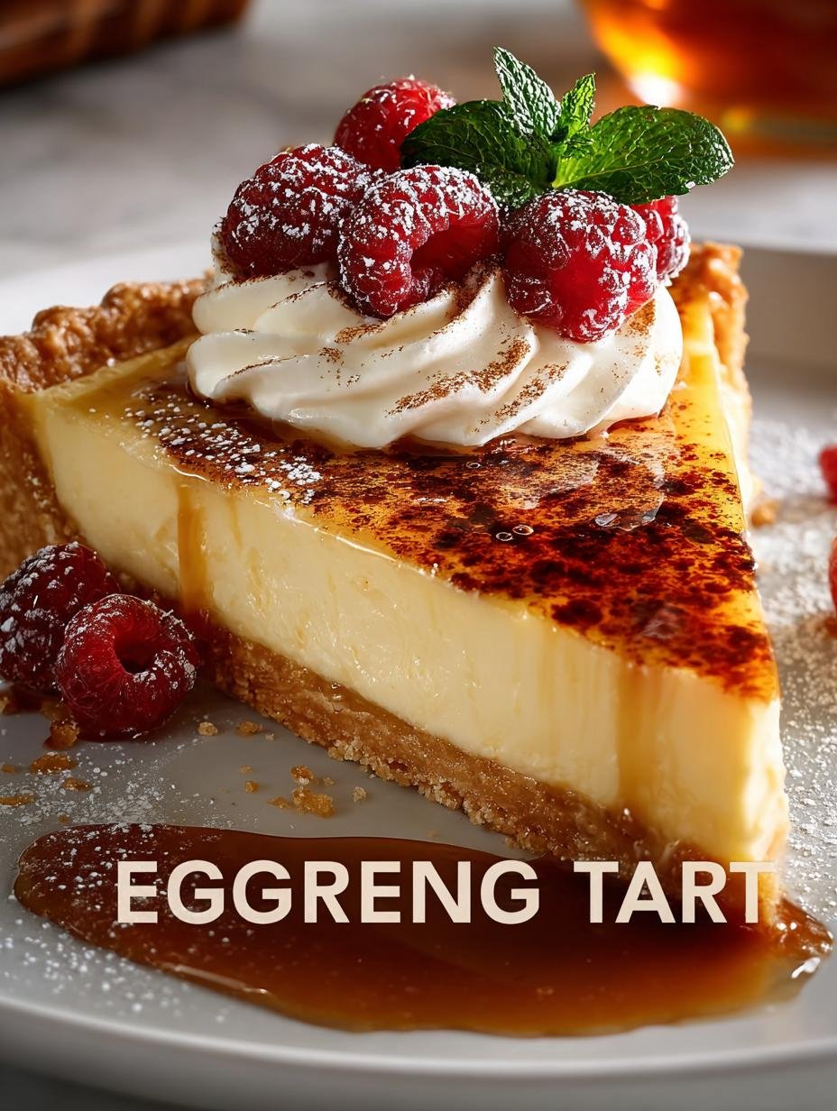 Eggnog Creme Tart with