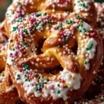 Festive Pretzel Christmas Cookies