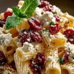 Feta Cranberry Rigatoni Salad