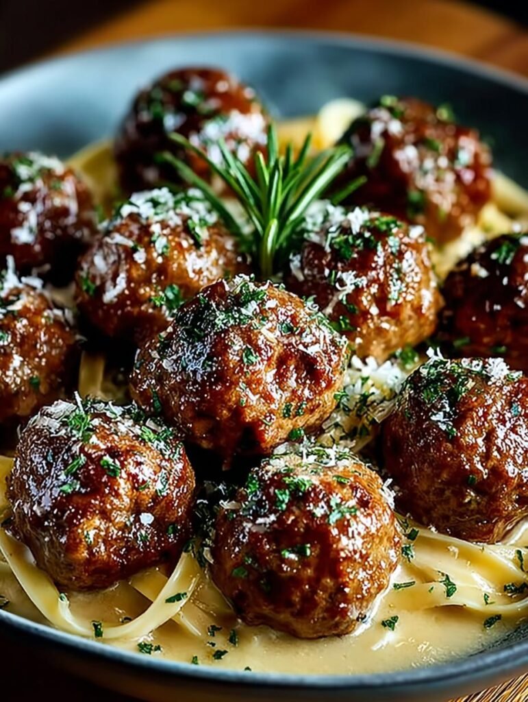 Garlic Butter Meatballs