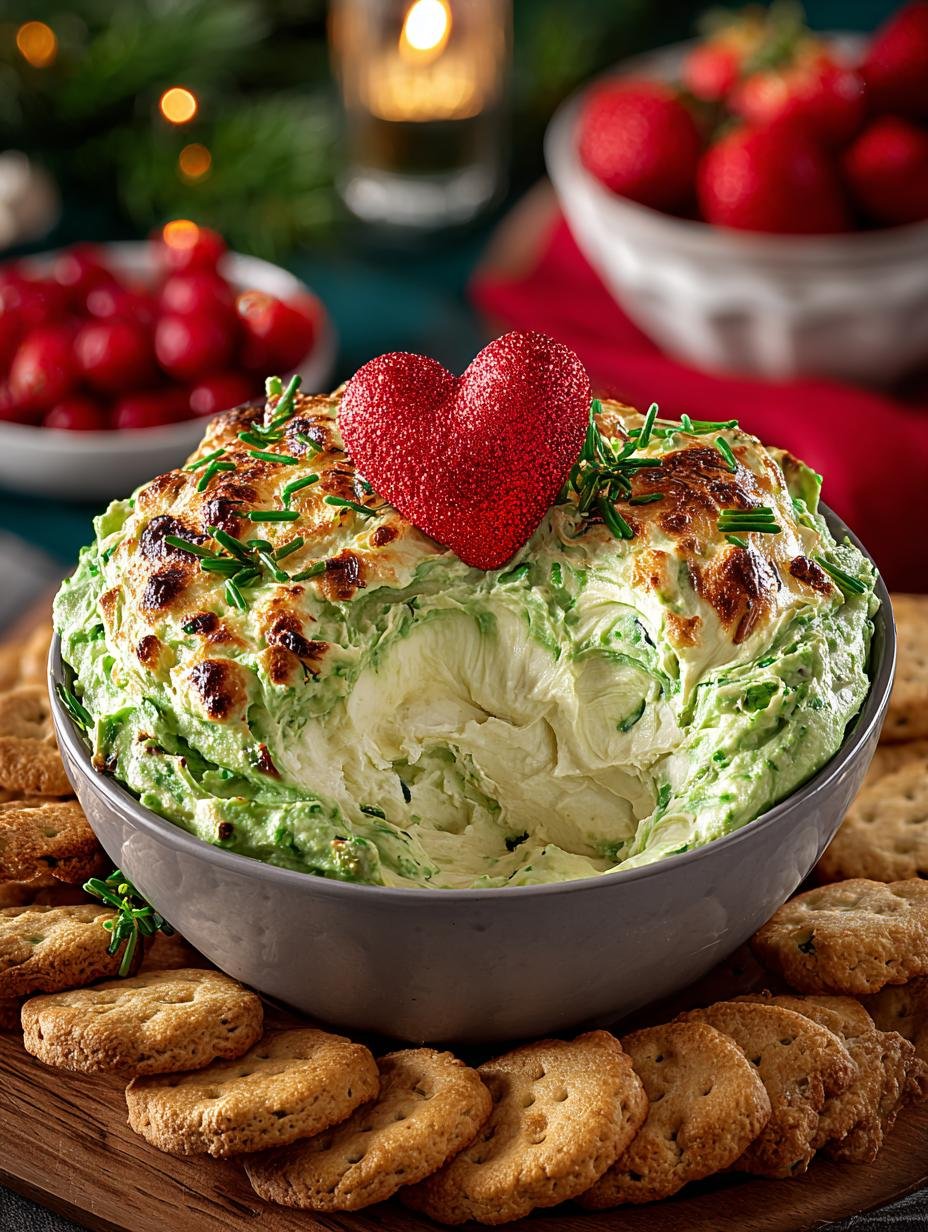 Grinch Dip: The Best Festive Finger Food for Your Christmas Party 3 Grinch Dip: The Best Festive Finger Food for Your Christmas Party - Grinch Dip - additional detail