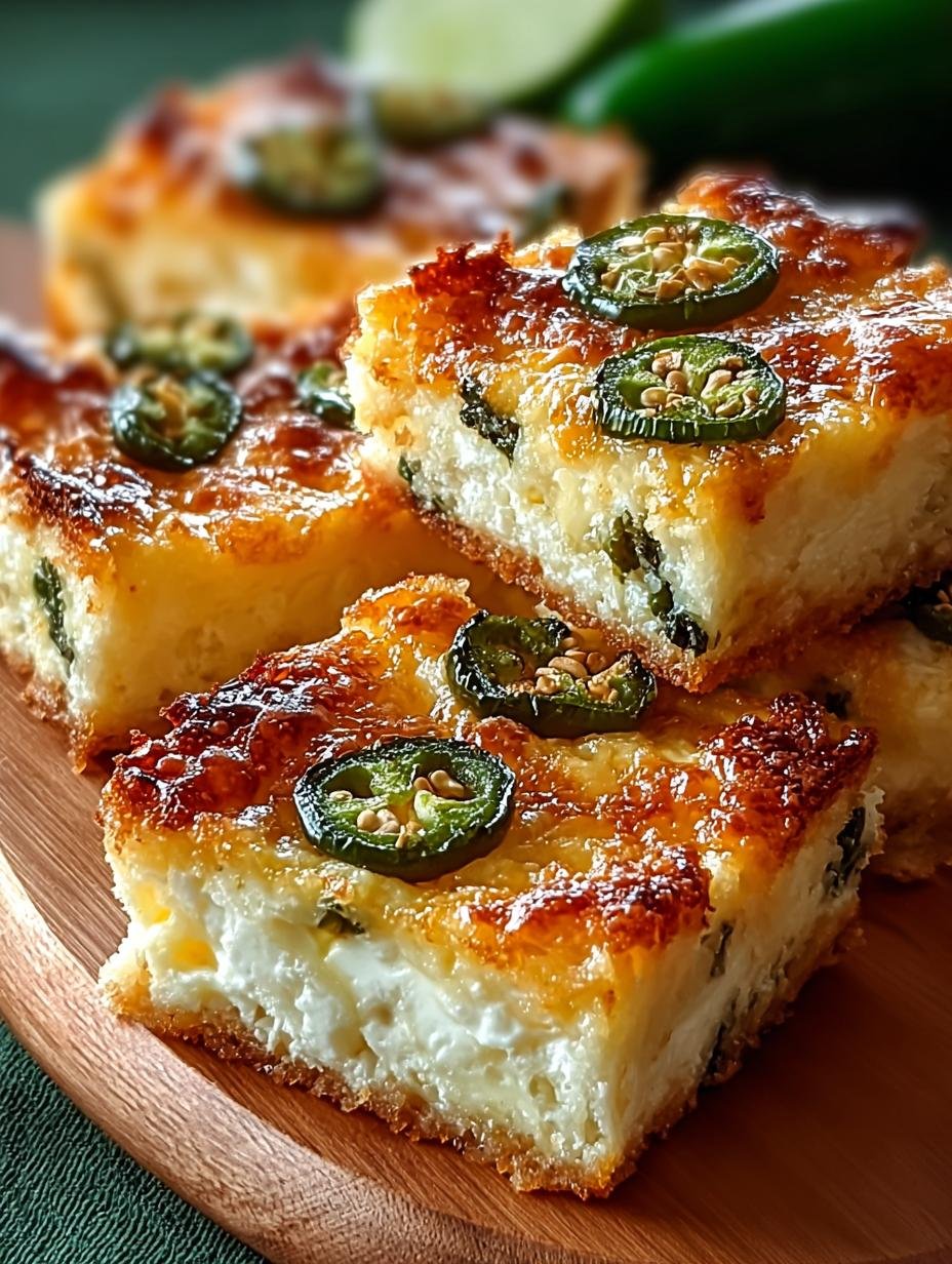 Savory Jalapeno Cheese Squares for Your Gatherings - Jalapeno Cheese Squares - additional detail
