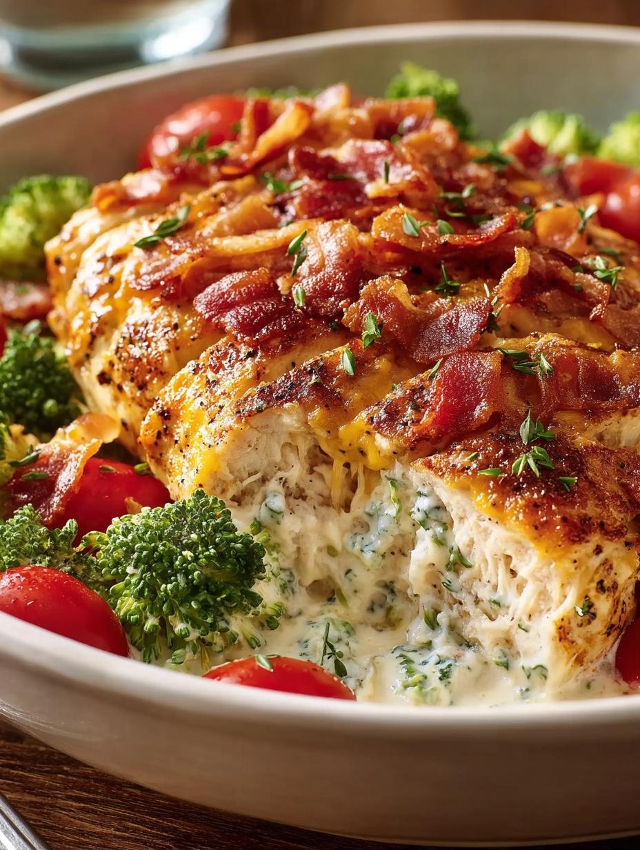 Keto Chicken Bacon Ranch Casserole: 6 Comforting Servings - Keto Chicken Bacon Ranch - additional detail