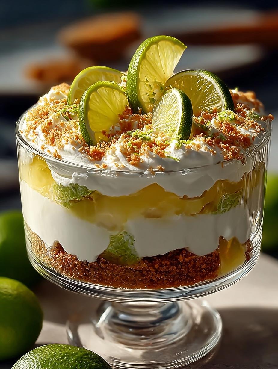 Irresistible Key Lime Pie Trifle: 8 Layers of Delight - Key Lime Pie Trifle - main visual representation