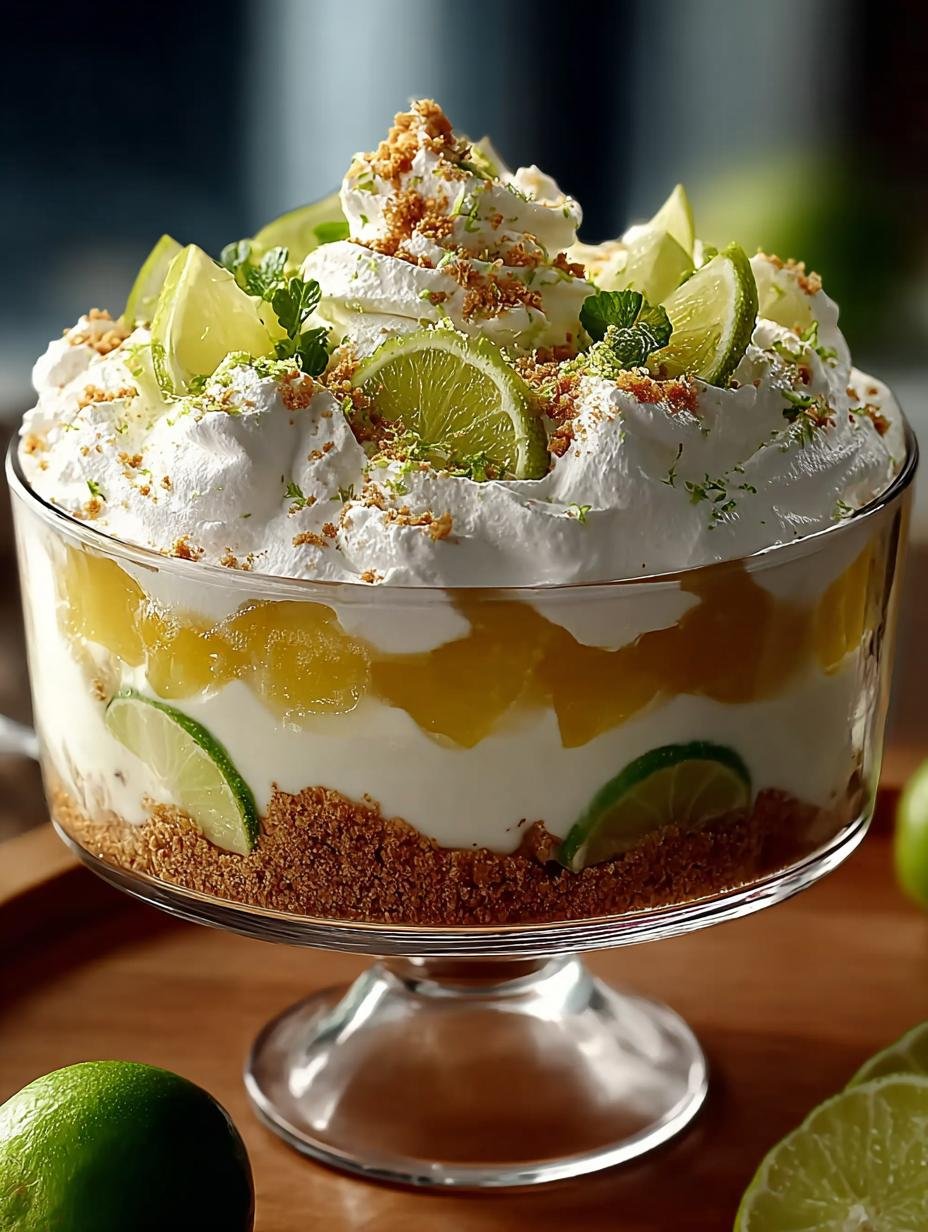 Irresistible Key Lime Pie Trifle: 8 Layers of Delight - Key Lime Pie Trifle - additional detail