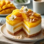 Mango Coconut Cheesecake