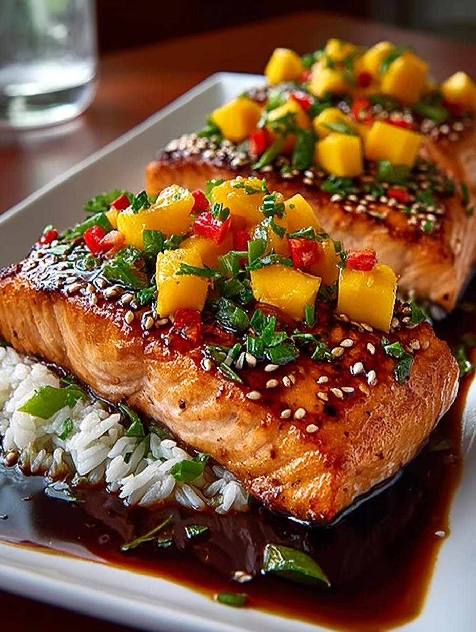 Mango Teriyaki Salmon: 7 Reasons You'll Love This Recipe 2 Mango Teriyaki Salmon: 7 Reasons You'll Love This Recipe - Mango Teriyaki Salmon - main visual representation