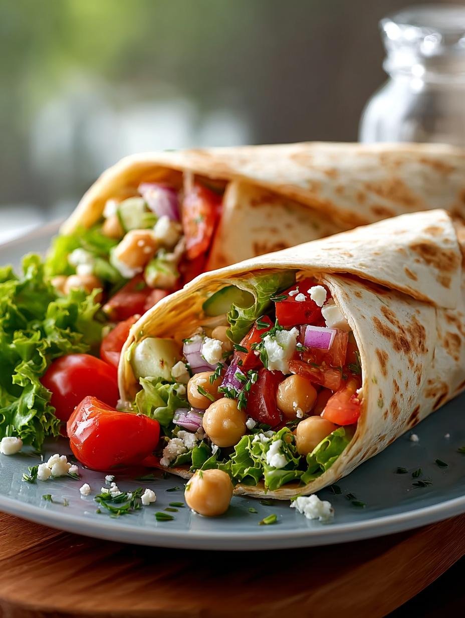 Mediterranean Chickpea Salad Wraps: 5 Quick & Healthy Ideas - Mediterranean Chickpea Salad Wraps - main visual representation