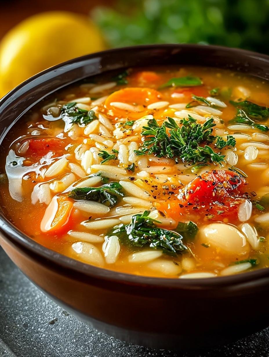 Heartwarming Orzo Vegetable Soup for Cozy Nights - Orzo Vegetable Soup - main visual representation