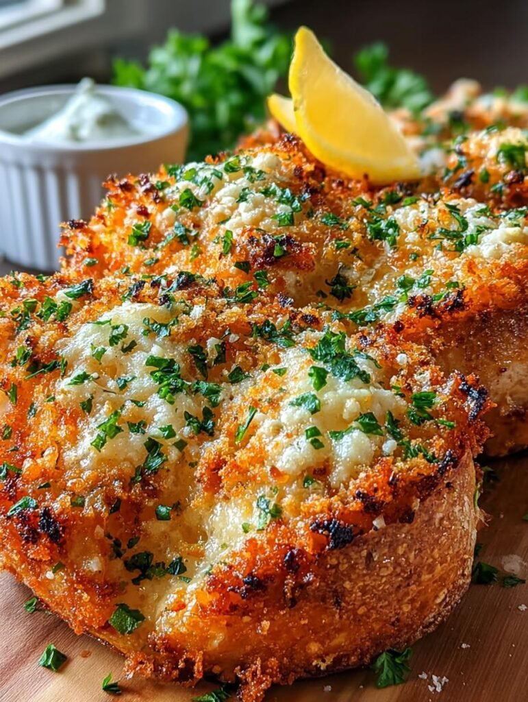 Oven Baked Garlic Parmesan