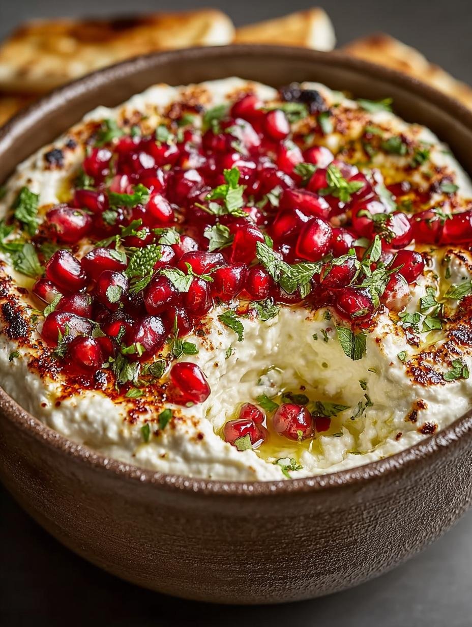 Pomegranate Feta Cheese Dip