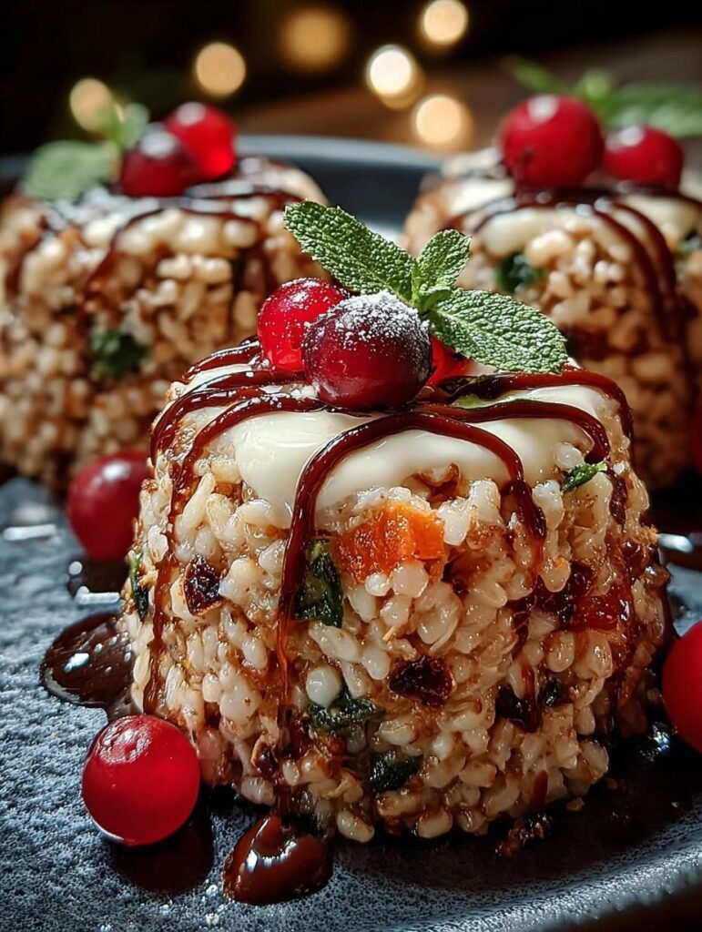 Rice Krispie Christmas Puds