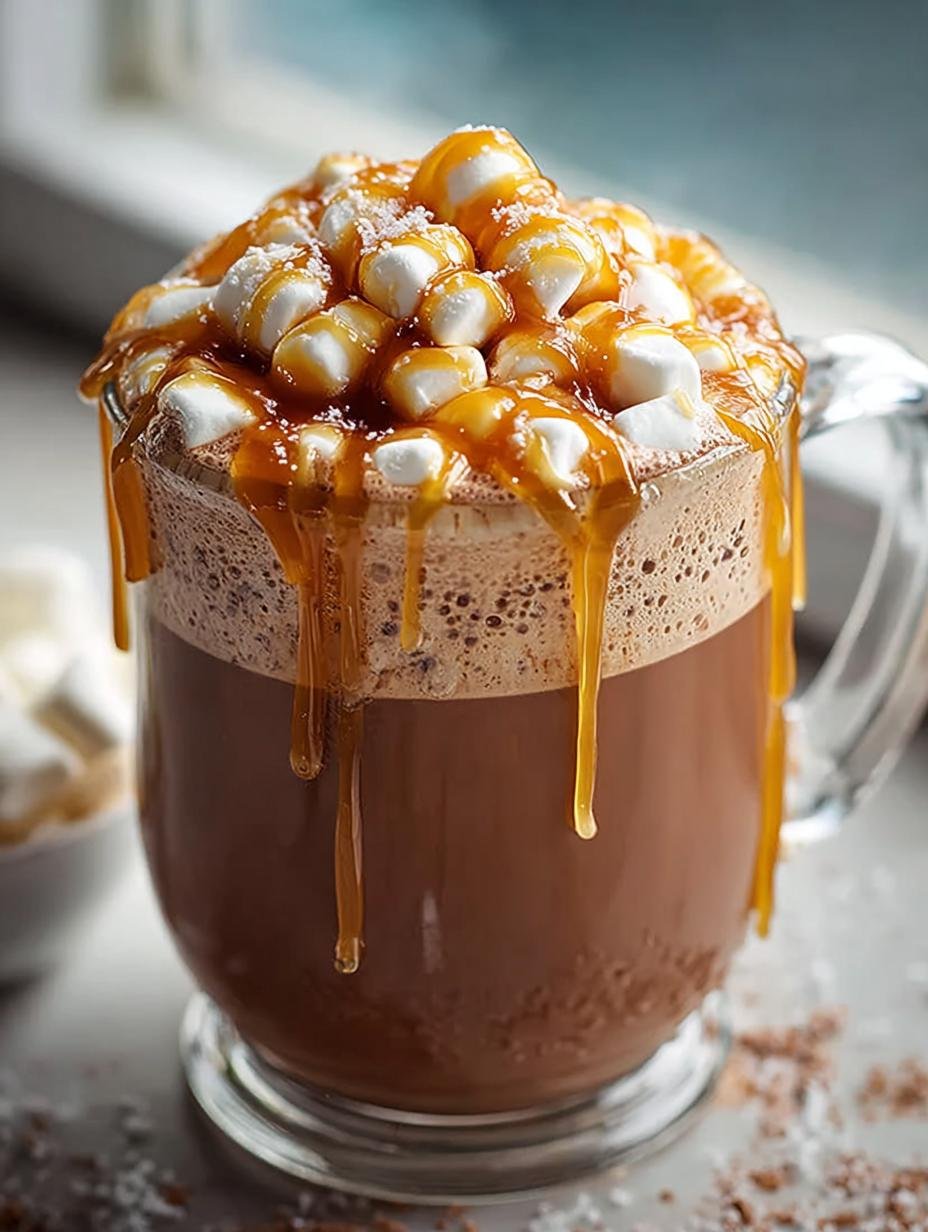 Irresistible Salted Caramel Hot Chocolate for Cozy Nights - Salted Caramel Hot Chocolate - main visual representation