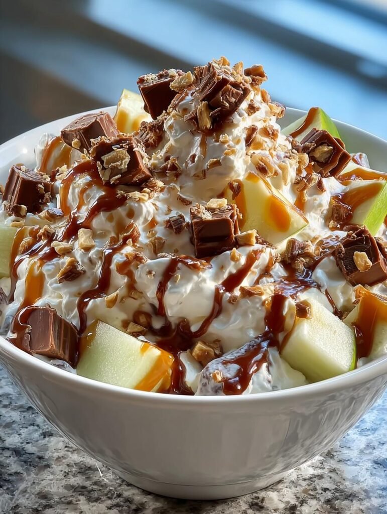 Snickers Caramel Apple Salad