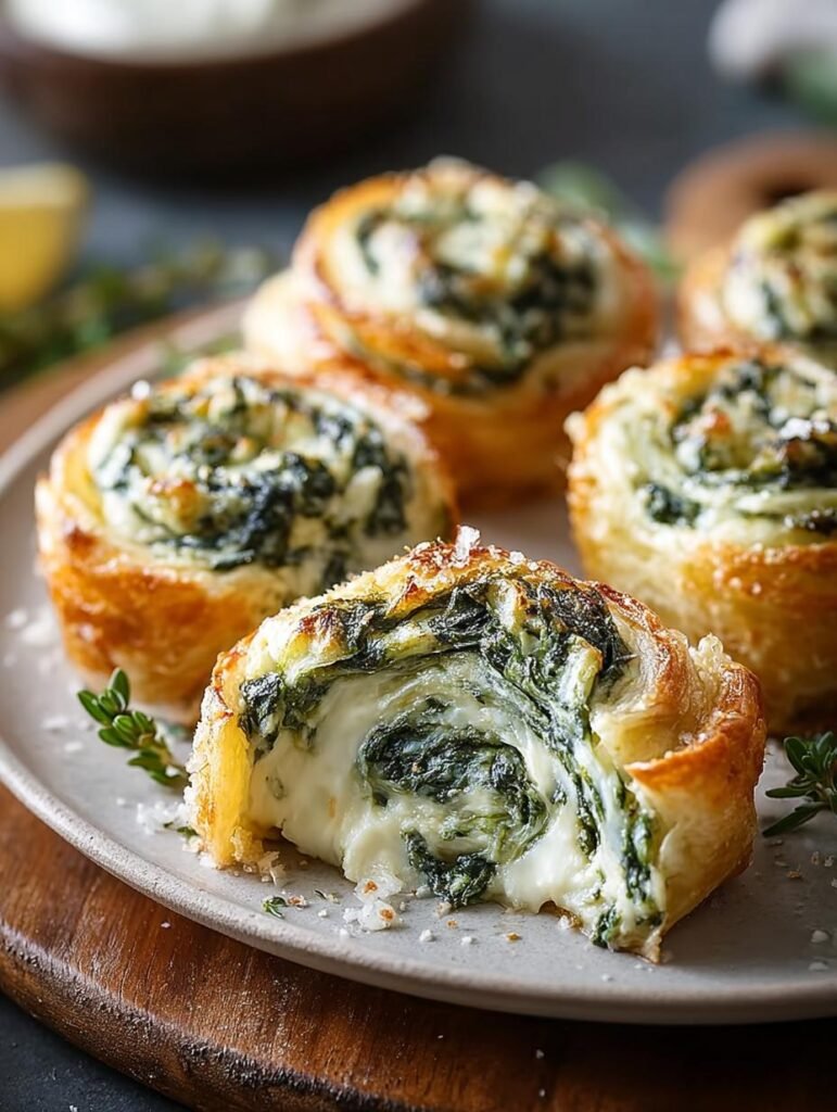 Spinach Dip Bite Sized