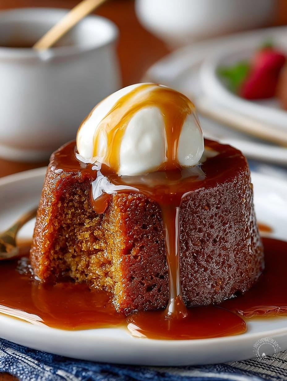 Sticky Toffee Pudding with Rich Toffee Sauce Recipe 2 Sticky Toffee Pudding with Rich Toffee Sauce Recipe - Sticky Toffee Pudding with - main visual representation